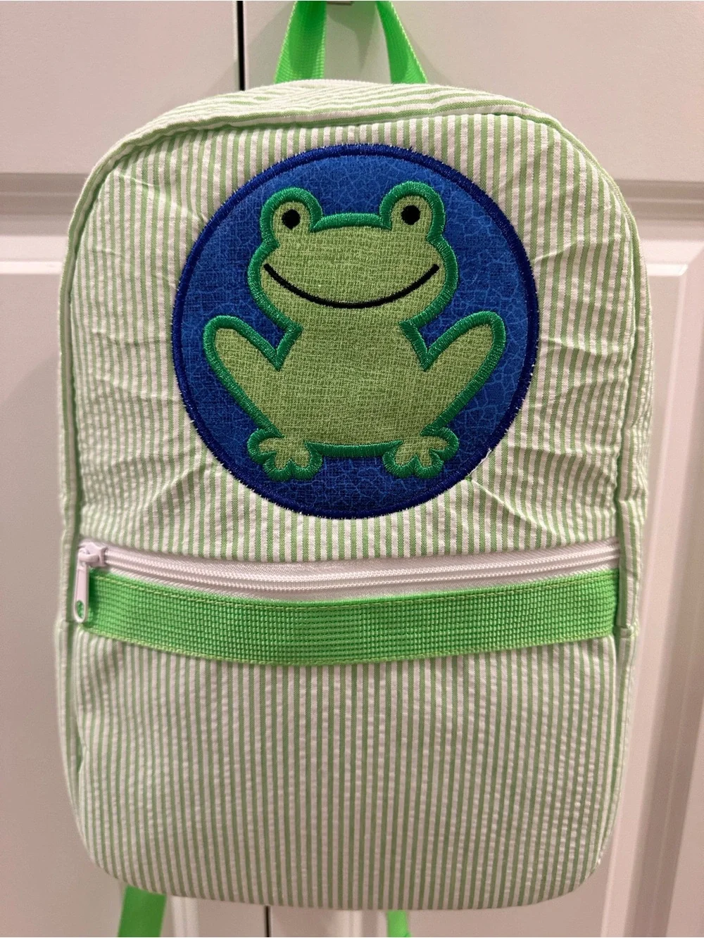 Kids Green Frog Backpack